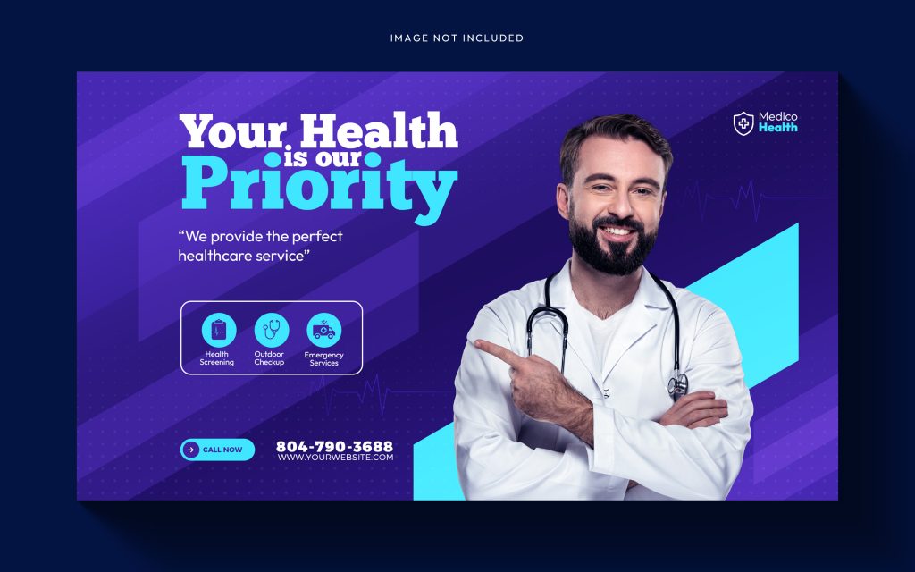 Healthcare website design