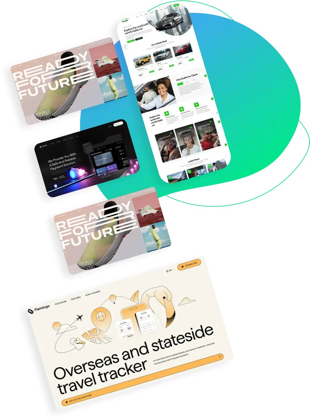 Example of responsive website Charlotte