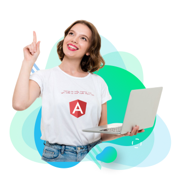 Smiling developer promoting Angular development in Charlotte, NC